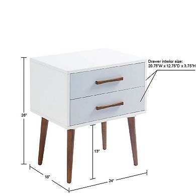 INK+IVY Jeremy Storage Nightstand