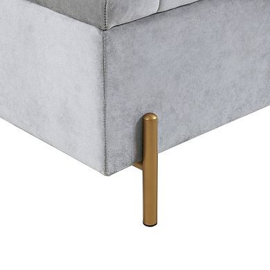 Madison Park Boyden Luxurious Upholstered Storage Bench
