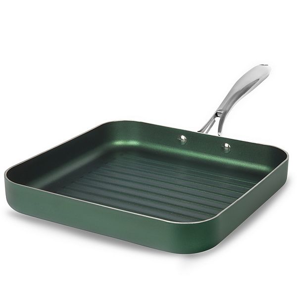 Granitestone Diamond Emerald Green 10.5in. Grill Pan