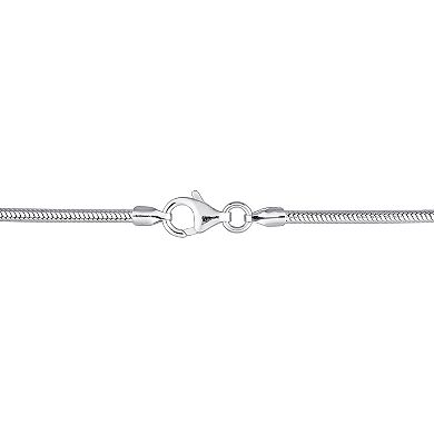 Stella Grace Men's Sterling Silver Snake Chain Bracelet