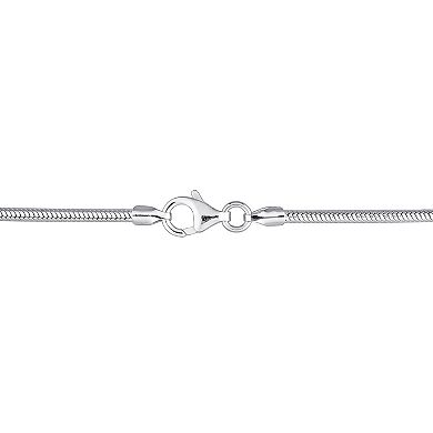 Stella Grace Men's Sterling Silver Snake Chain Bracelet