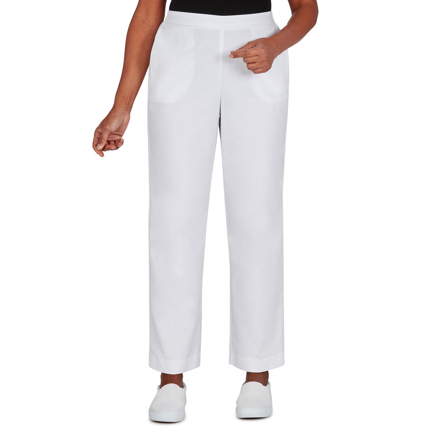 kohls white pants womens