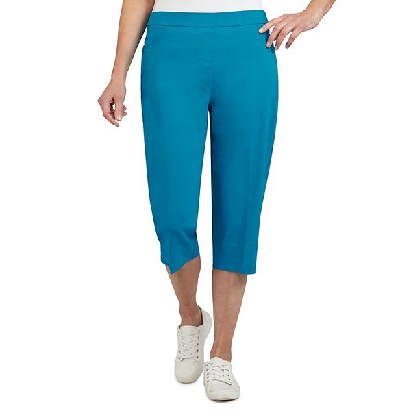 Petite Alfred Dunner Calypso Classic Fit Capri Pants