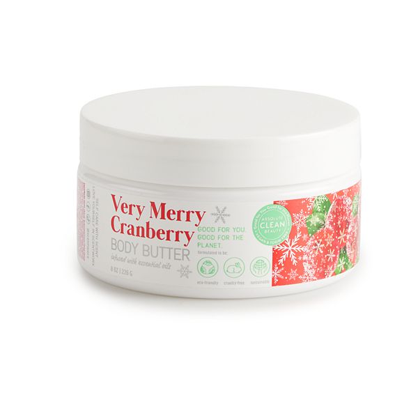 ScentWorx by Slatkin & Co. Very Merry Cranberry 8oz. Body Butter