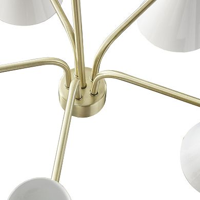 INK+IVY Ezra 5-Light Adjustable Chandelier