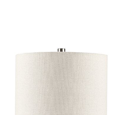 INK+IVY Tristan Ceramic and Wood Table Lamp
