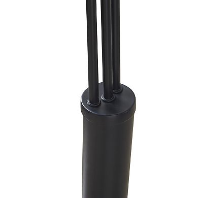 510 Design Archer 3-Light Adjustable Tiered Arc Metal Floor Lamp
