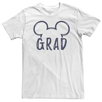 Big & Tall Disney Mickey Classic Mickey Mouse Ears Grad Graphic Tee