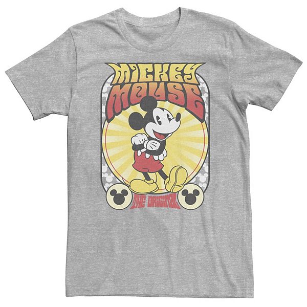 Big And Tall Disney Micky Classic Full Portrait Micky Mouse Tee