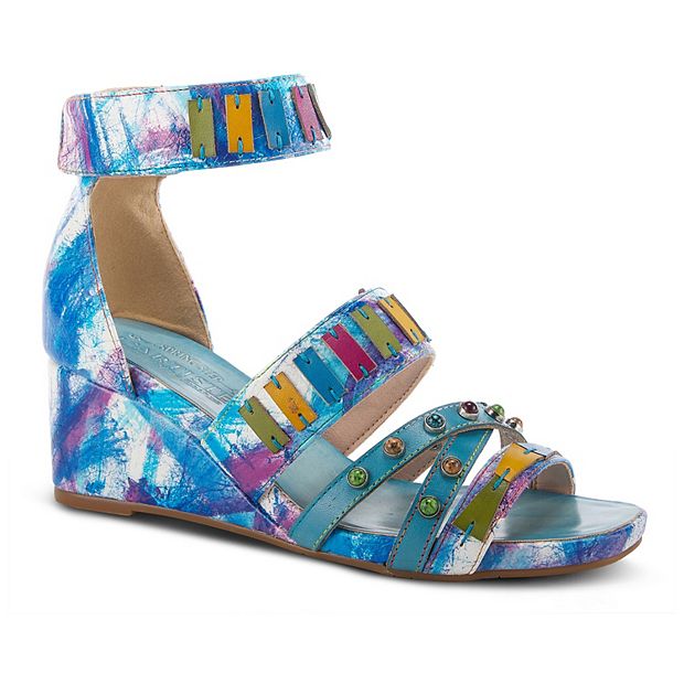 Spring step wedge online sandals