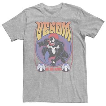Big & Tall Marvel Comic Retro We Are Venom Distressed Venom Portrait Tee