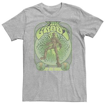 Big & Tall Marvel Guardians of the Galaxy Classic I Am Grrot Tee