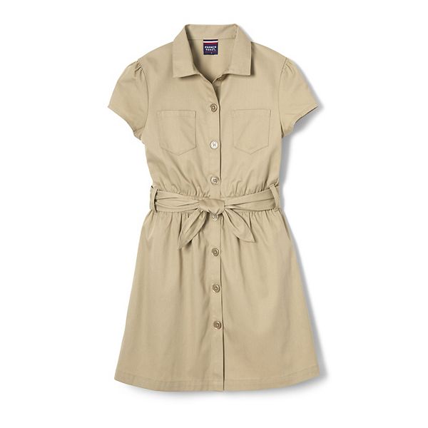 Girls 414 French Toast School Uniform Safari Dress
