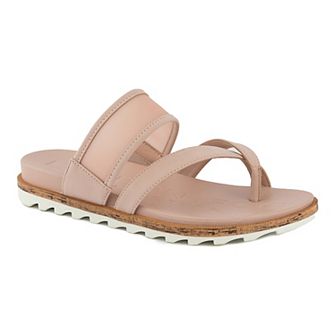 London Fog Stelanie Women's Thong Sandals