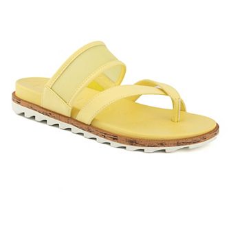London Fog Stelanie Women's Thong Sandals