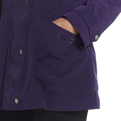 Women s Gallery Hooded Lined Rain Jacket