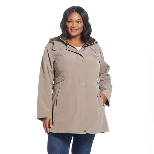 Plus size rain coat womens on sale