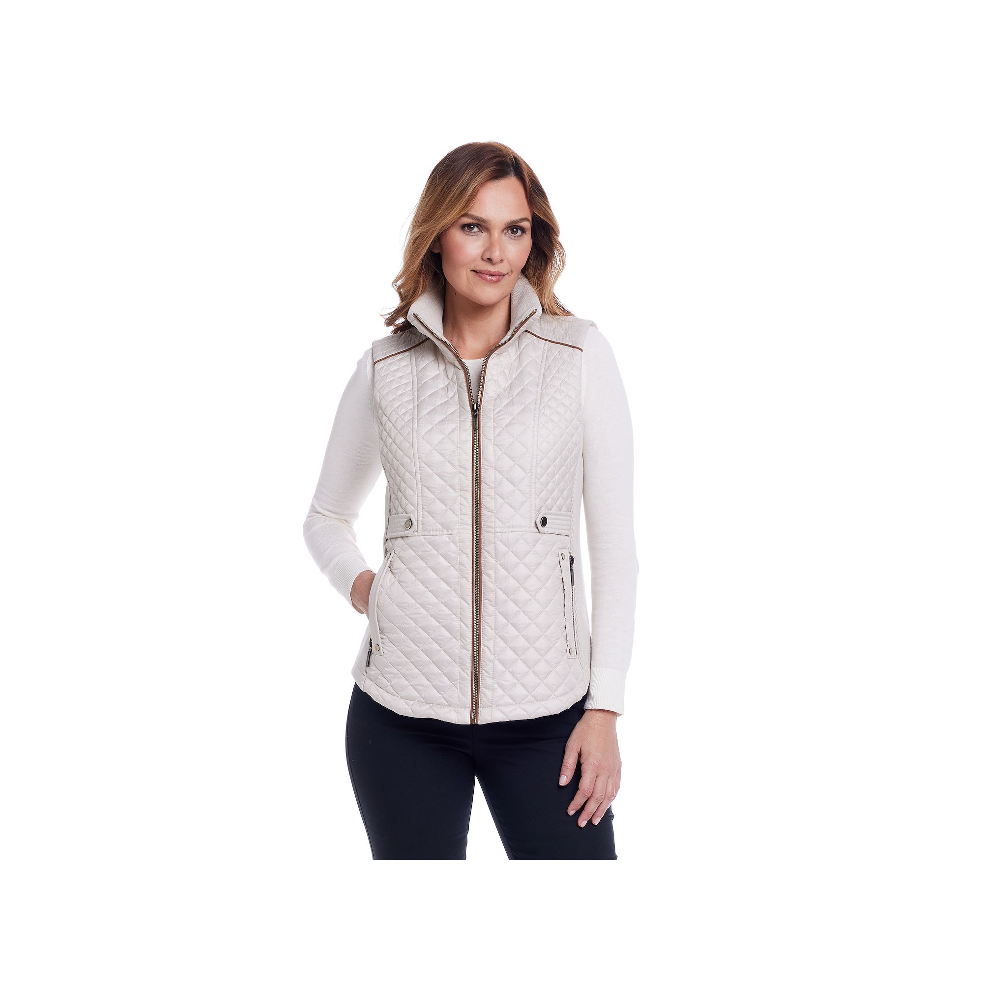Womens Gallery Quilted Vest, Size: Small, Peyot