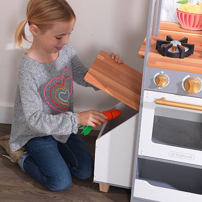 Terrace wooden play kitchen sales