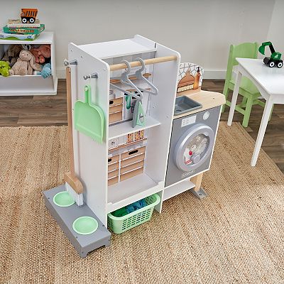 KidKraft 2 in 1 Kitchen and Laundry Playset