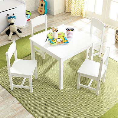 KidKraft Farmhouse Table & 4 Chairs Set