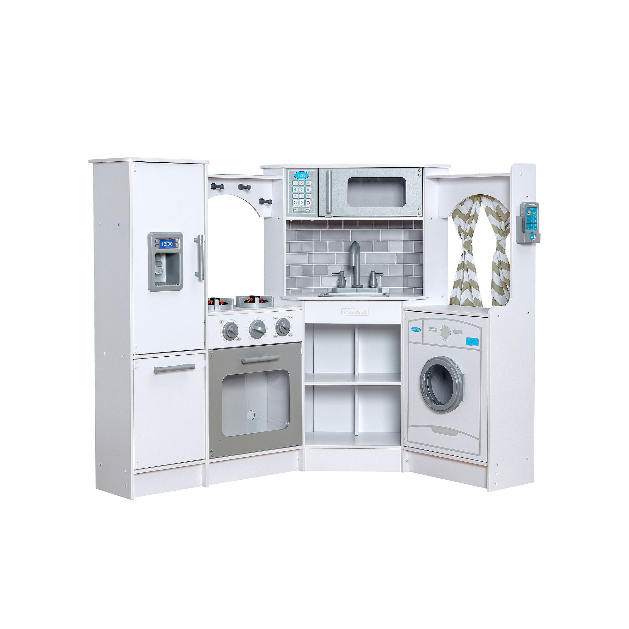 KidKraft Ultimate Corner Play Kitchen, White