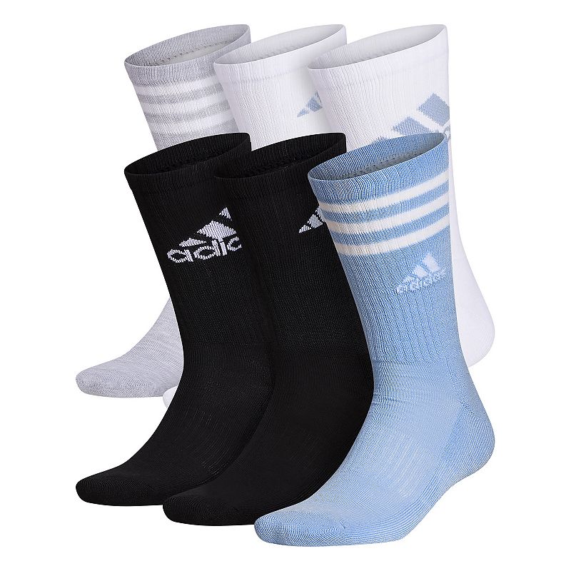 37344881 Mens adidas 6-pack Athletic Cushioned Crew Socks,  sku 37344881