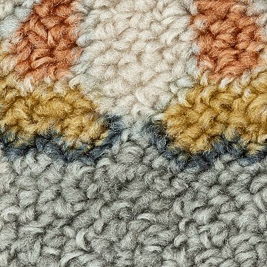 Maples Rugs Arora Floral Area & Washable Throw Rug