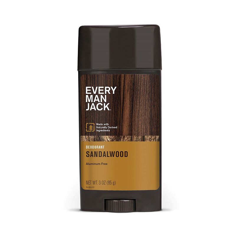 Every Man Jack Sandalwood Deodorant 3-oz., Size: 3 Oz, Brown