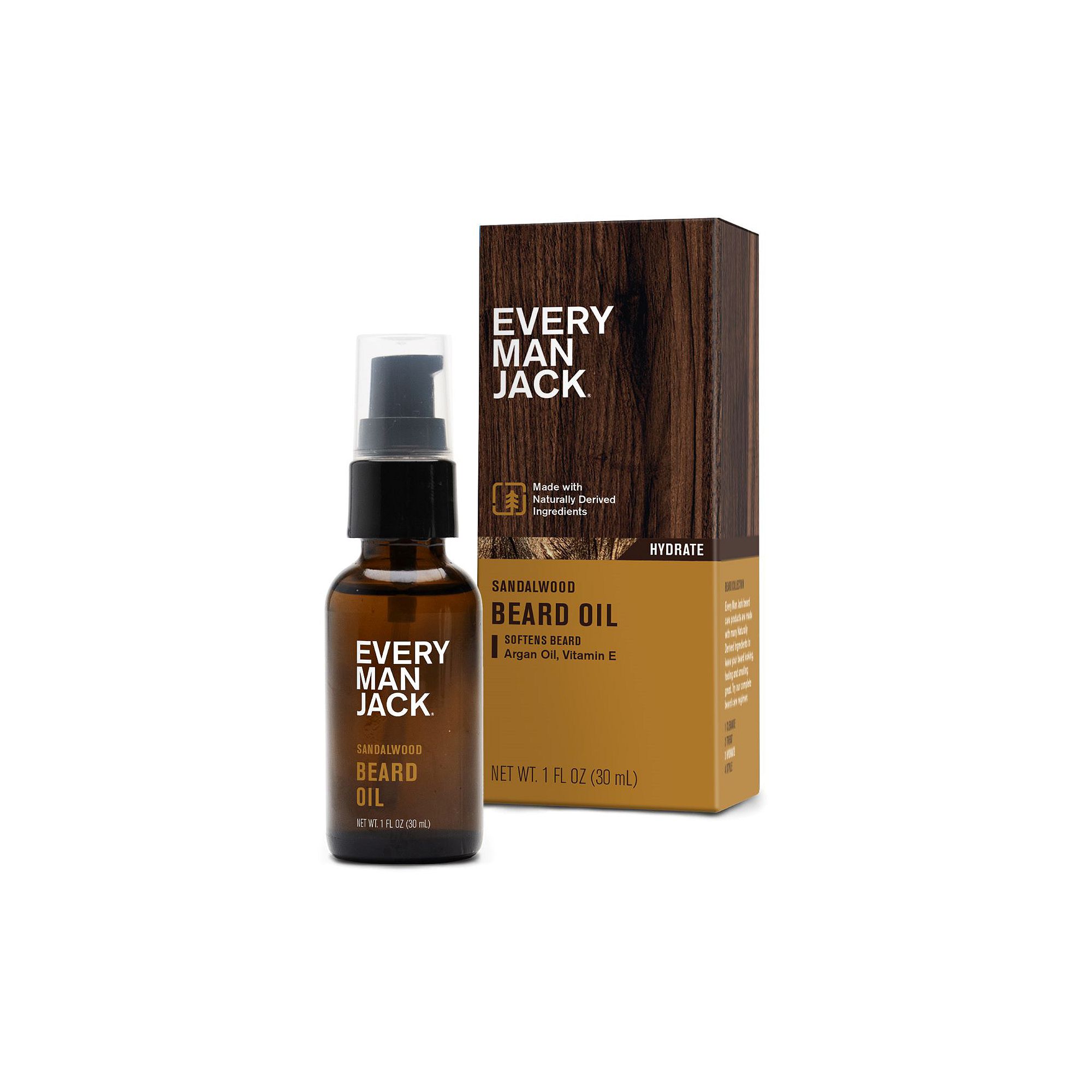 Every Man Jack Beard Oil, Sandalwood