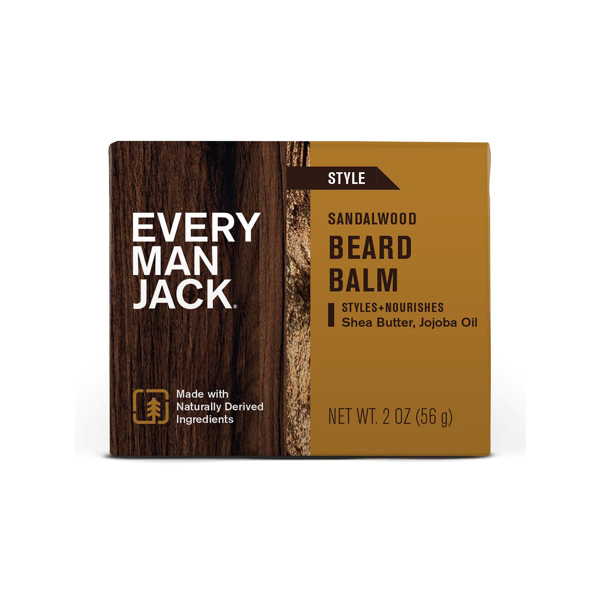 Every Man Jack Beard Balm, Size: 2 FL Oz, Sandalwood