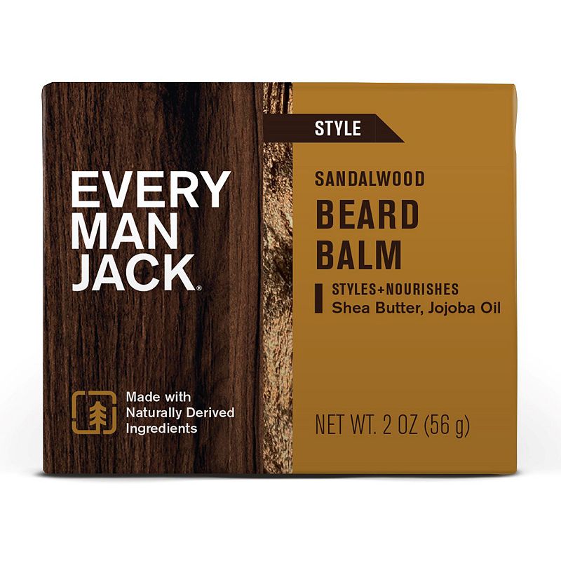 Every Man Jack Beard Balm, Size: 2 FL Oz, Brown