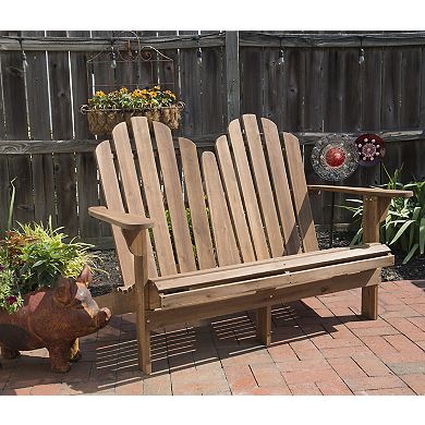 Linon Adirondack Outdoor Double Bench