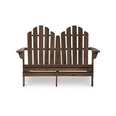 Linon Adirondack Outdoor Double Bench