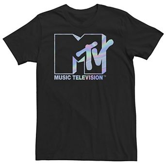 Big & Tall MTV Holographic Logo Tee