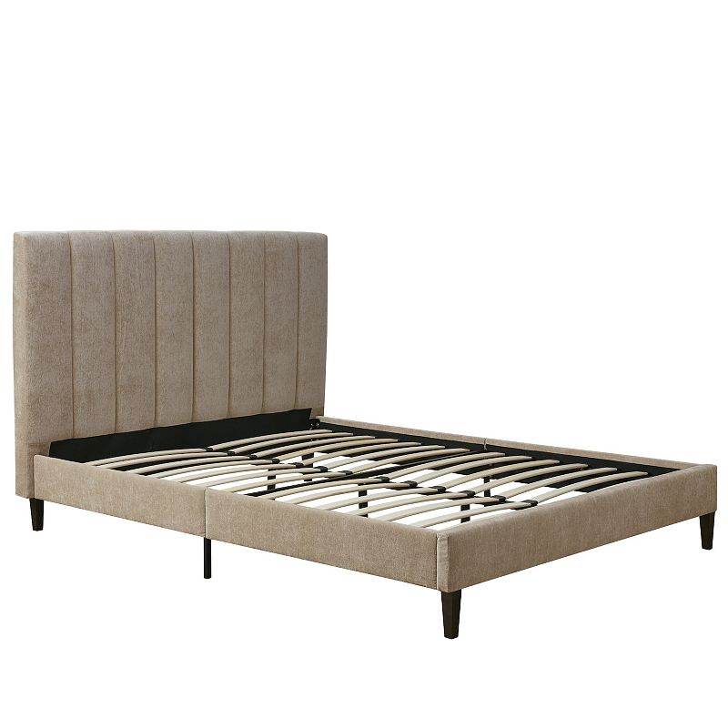 Queen Catalina Platform Bed Tan - 510 Design