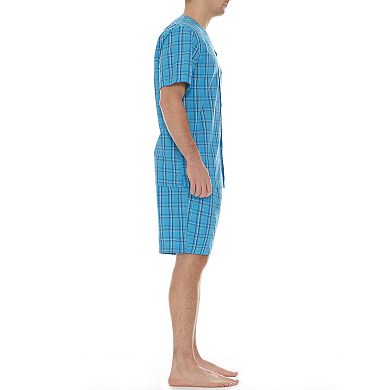 Men's Residence Poplin Shorts Pajama Set