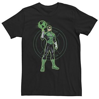 Big & Tall Marvel Justice League Green Lantern Green Earth Tee