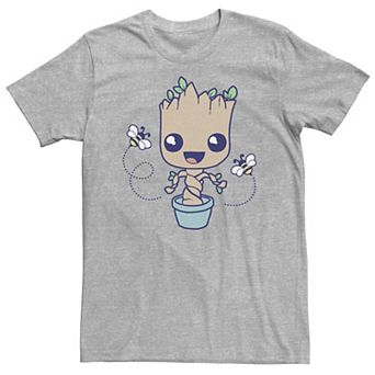 Big & Tall Marvel Groot Hello Spring Bees Tee