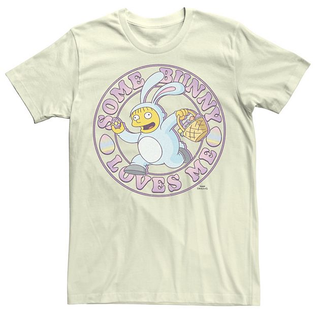 Men's The Simpsons Easter Bunny Ralph Some Bunny Loves Me T-shirt : Target