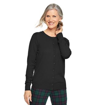 Women's Croft & Barrow® The Classic Ribbed Button-Front Cardigan