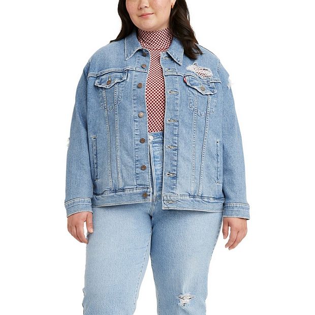 Plus Size Levi s Ex Boyfriend Trucker Jacket