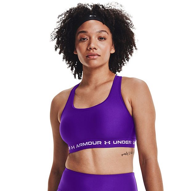 Under Armour, Armour Medium Support Crossback Bra Womens, Medium Impact  Sports Bras