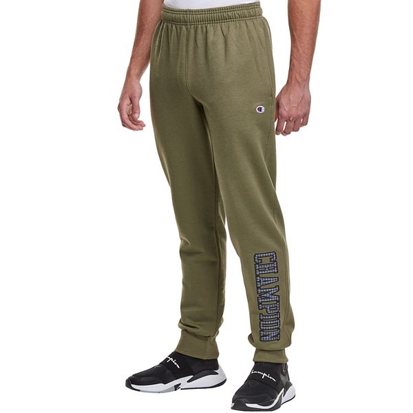 Olive green champion clearance sweatpants