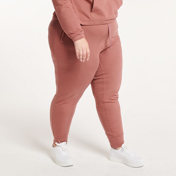 Plus Size FLX Embrace High Waisted Banded Bottom Sweatpants