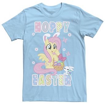 Men's My Little Pony Fluttershy Bunny Ears Hoppy Easter Basket Tee