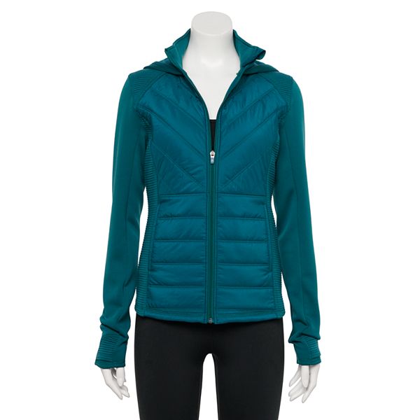 Plus Size Tek Gear® Hooded Mixed-Media Jacket - Mineral Black (2X) – Kohl's  Inventory Checker – BrickSeek