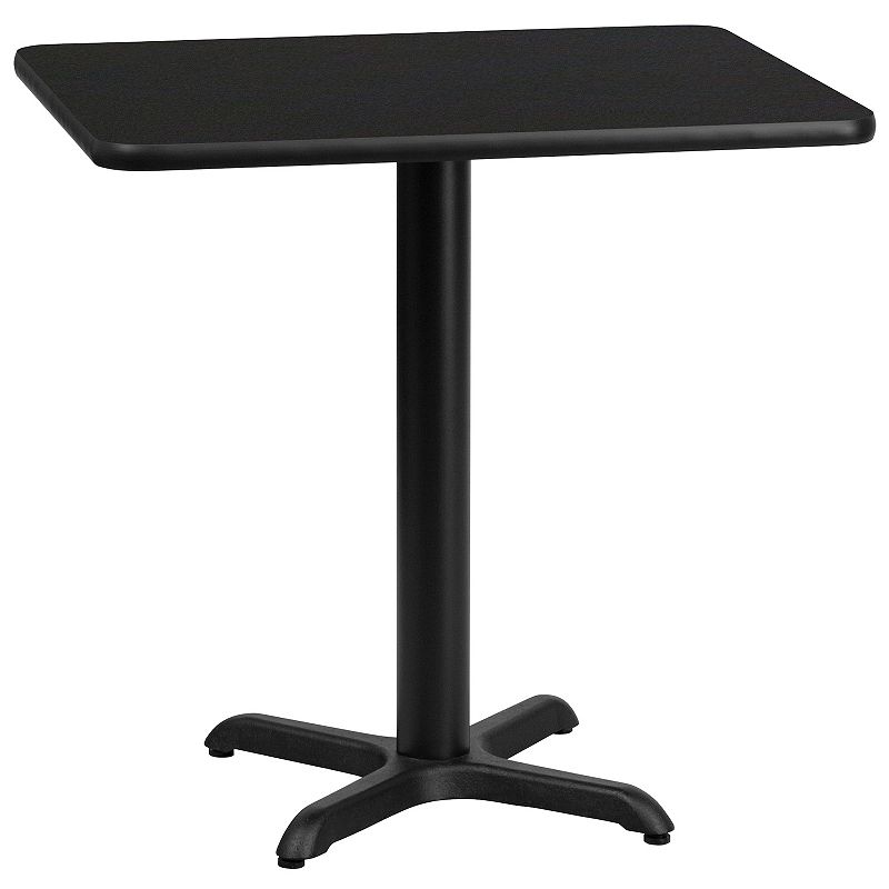 Flash Furniture 31-in. Rectangular Laminate Top Dining Table, Black