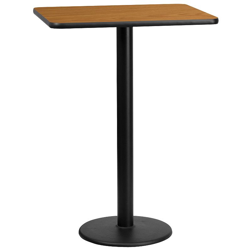 Flash Furniture Rectangular 43-in. Laminate Top Bar Height Table, Multicolo