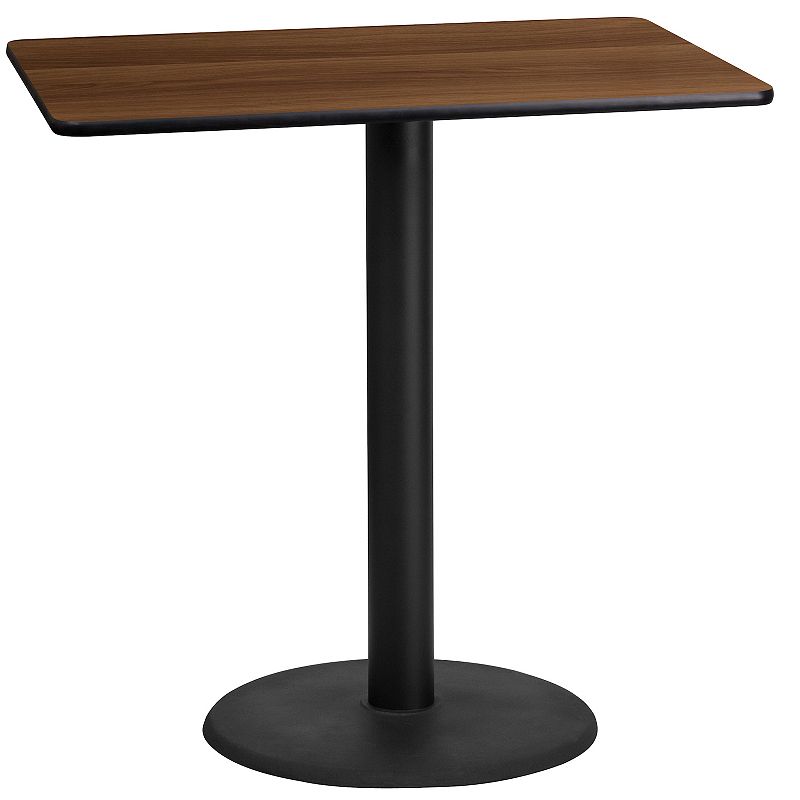 Flash Furniture Laminate Top 43-in. Rectangular Bar Height Table, Brown